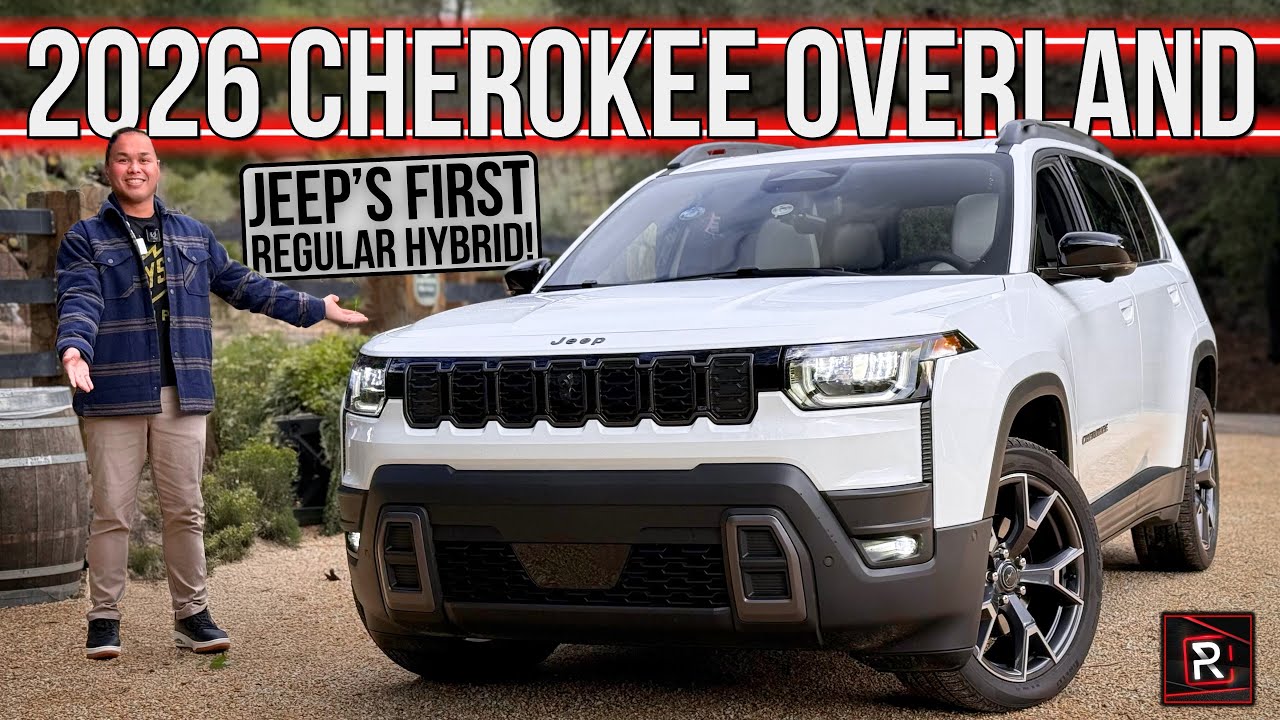 2026 Jeep Cherokee Overland First Drive | Turbo Hybrid Powered SUV Takes On RAV4 & CR-V!