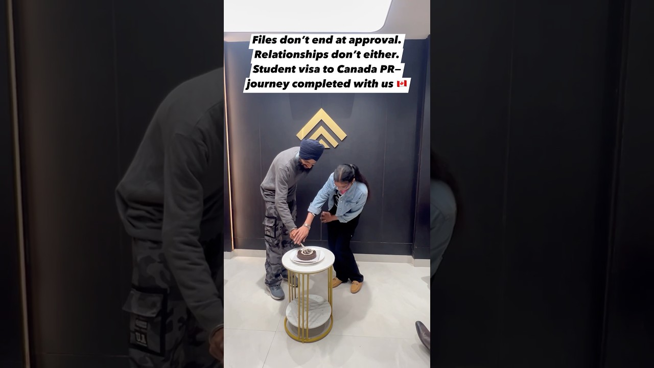 From first file to final dream 🇨🇦Student → Spouse → PR .. Proud to be part of this journey 🎉🍰