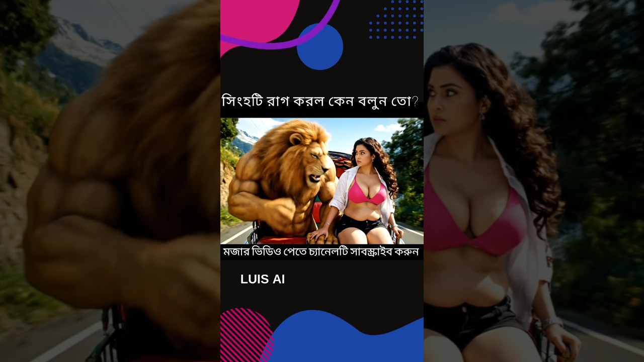 সিংহটি রেগে গেল কেন?#shorts #banglacomedy #viralvideo