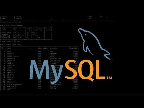MYSQL - Basic Commands - Connection with Python - PPT - Video
