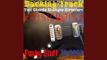 Backing Track Two Chords Changes Structure F7 C Maj7