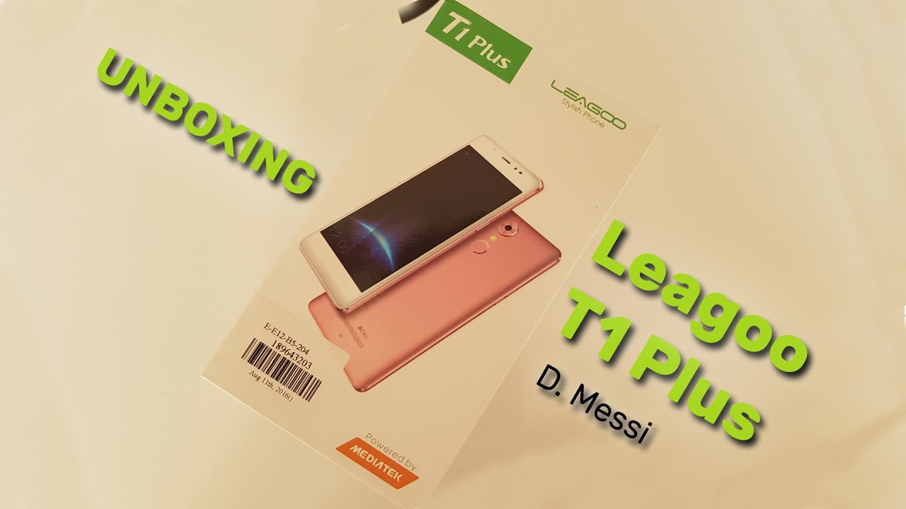 Vídeo: Unboxing del Leagoo T1 Plus