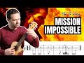 Learn the 'Mission Impossible' Theme on Ukulele (running Tabs)
