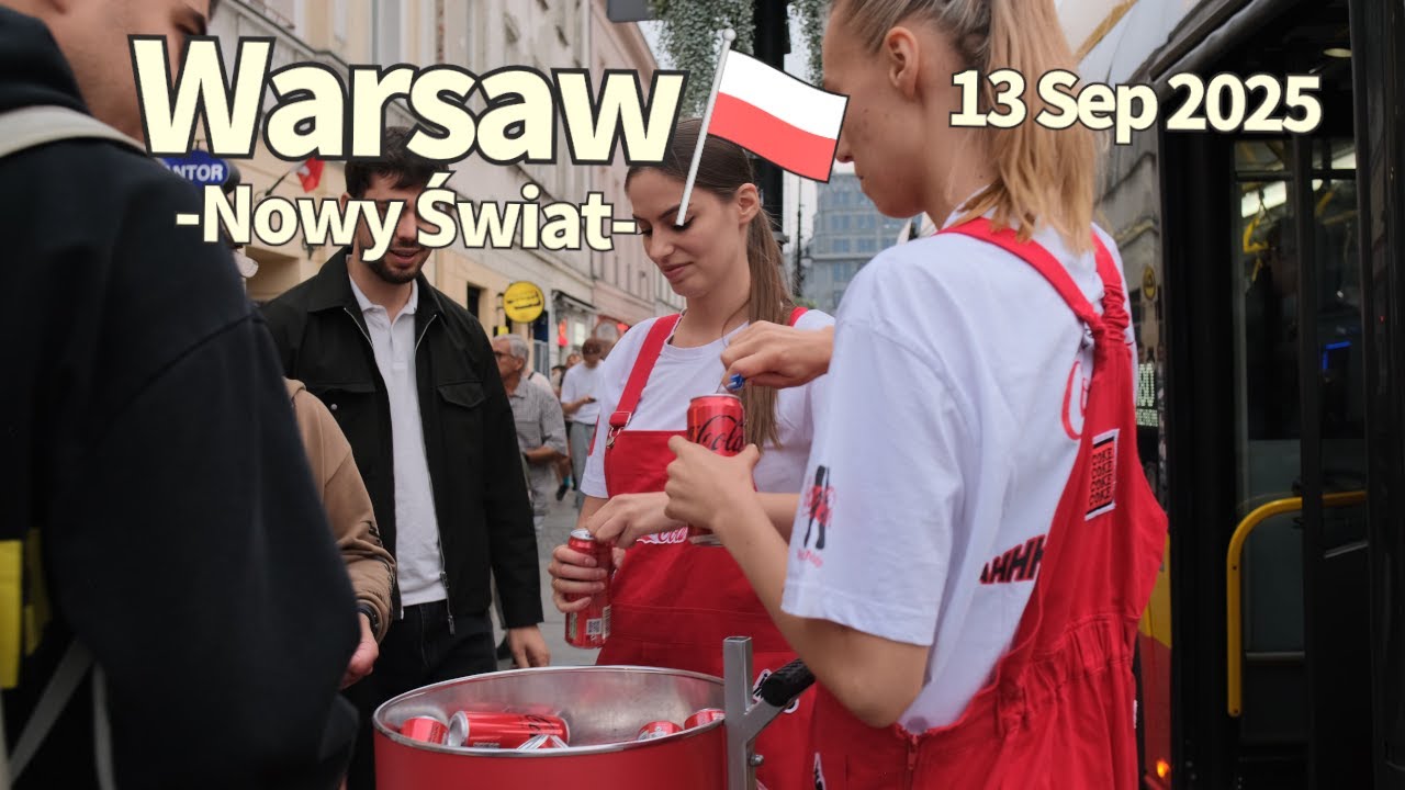 Autumn Walk Warsaw Nowy Świat Poland - 13 September 2025 | Walking Tour