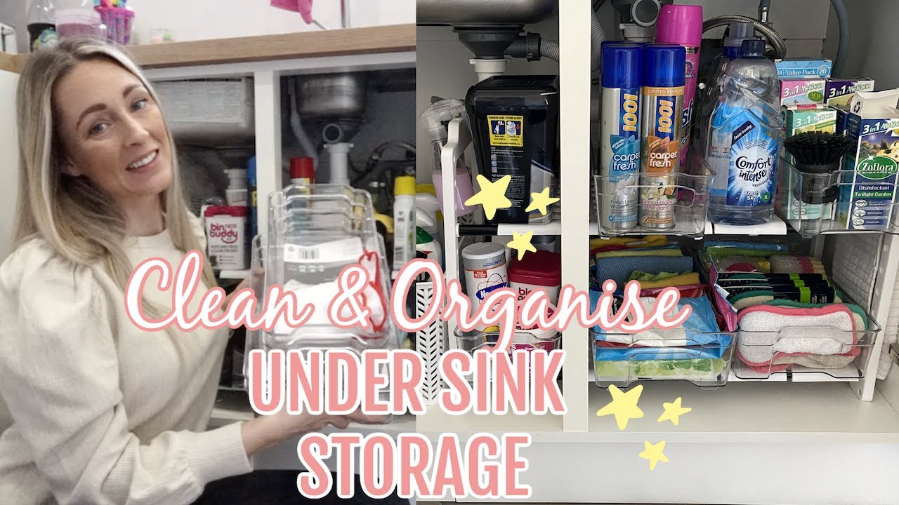 NEW * CLEAN AND ORGANISE, UNDER KITCHEN SINK STORAGE