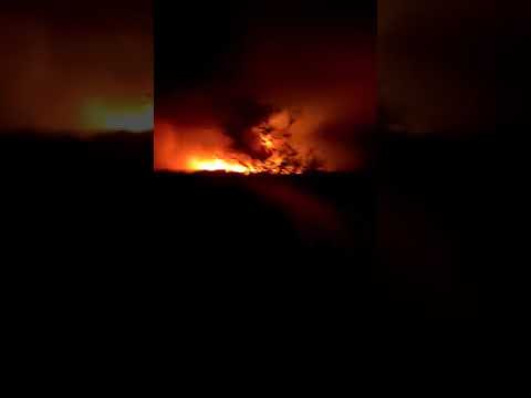 Video από την φωτιά στην Γιαννούλη Σουφλίου