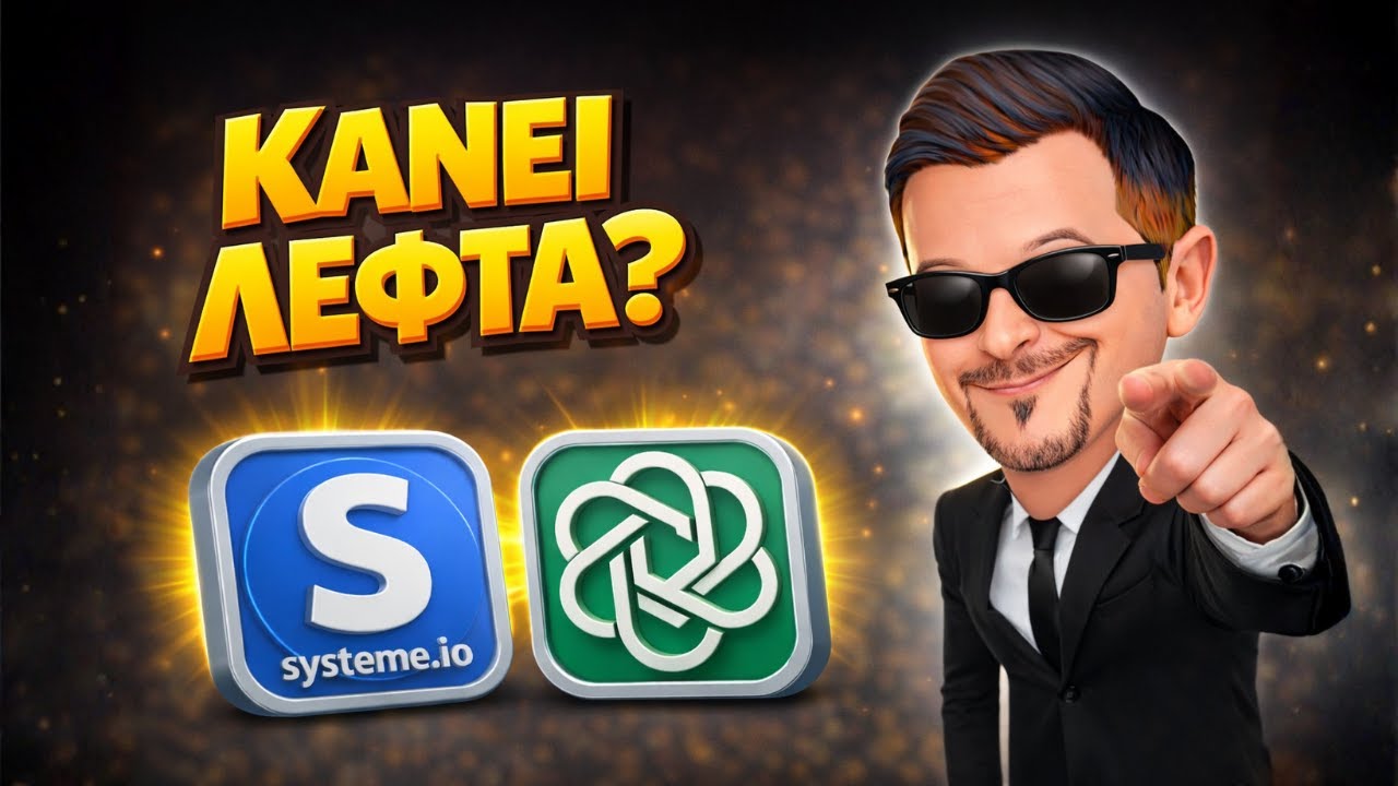 Λεφτά από το internet με το AI και το Systeme io