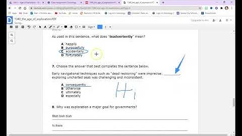 Editing PDF Assignments with DocHub