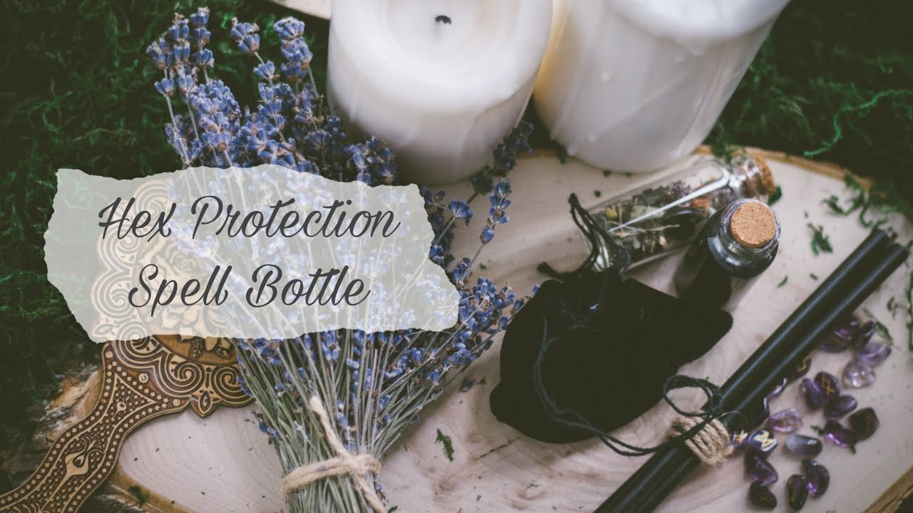 Protection Spell Bottle - Curse / Hex / Jinx 