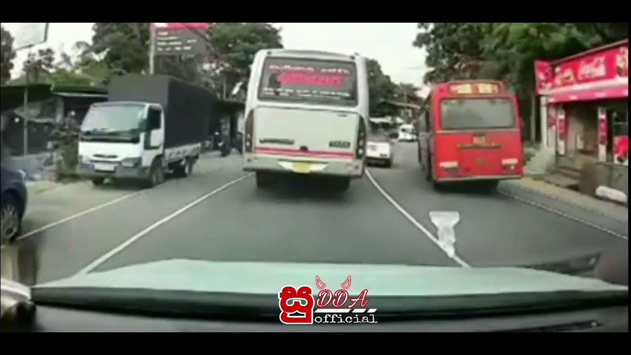 crazy bus driving sri lanka | bus race