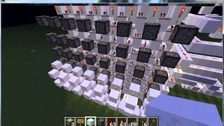 Redstone GPU and Calc minecraft