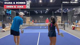 4.5 | THIS GUY HAD 2 FOREHANDS! | Mom/Son vs Ronnie/Me | Split Age Mixed Dubs | Pool Play Round 1