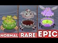 Epic and rare forms of xrt  ethereal workshop island  my singing monsters