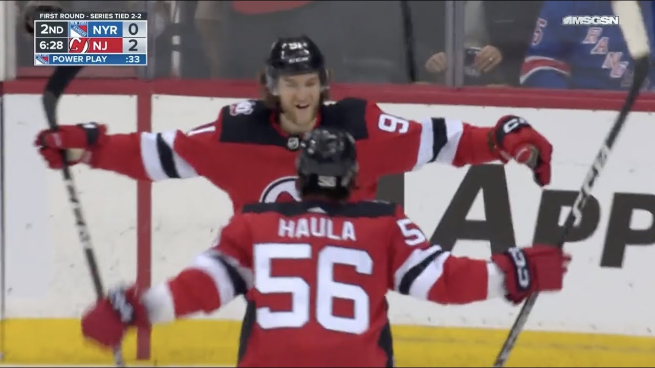 Dougie Hamilton nets power-play goal for Devils - ESPN Video