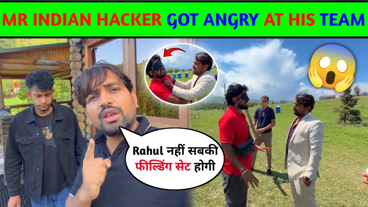 Mr Indian Hacker Ne kardi team ki fielding set 😱 Mr Indian Hacker video ...