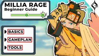 MILLIA RAGE Guilty Gear STRIVE Beginner Guide | Strong Buttons, Disk Intro, and More