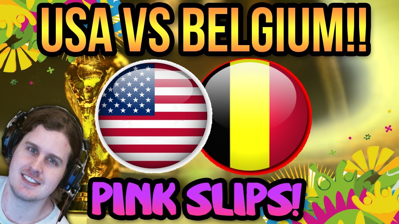 USA VS BELGIUM WORLD CUP PINK SLIPS! FIFA 14 ULTIMATE TEAM