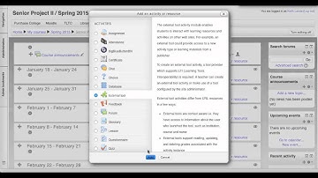 NetTutor External Tool in Moodle 2.8