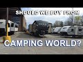 Underwhelming travel trailer shopping at Camping World