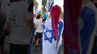 Jerusalem Day Celebrations.the Israeli Dance Of Flags.israel 2025
