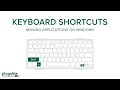 Keyboard Shortcuts for Moving Applications on a Multiple Monitor Windows Setup