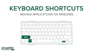 Keyboard Shortcuts for Moving Applications on a Multiple Monitor Windows Setup