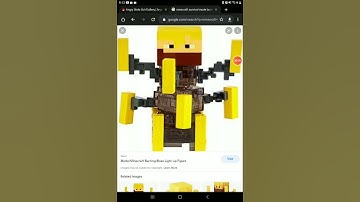 Minecraft Survival Mode Burning Blaze from Mattel