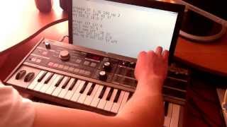 crystal castles year of silence bass on microkorg. how to.