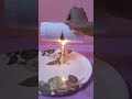 Specific heat : high conductivity of metals #experiment #paper experiment #shorts