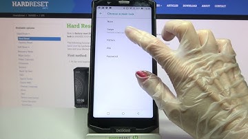 How to Add Screen Lock on DOOGEE S70 - Choose Screen Lock