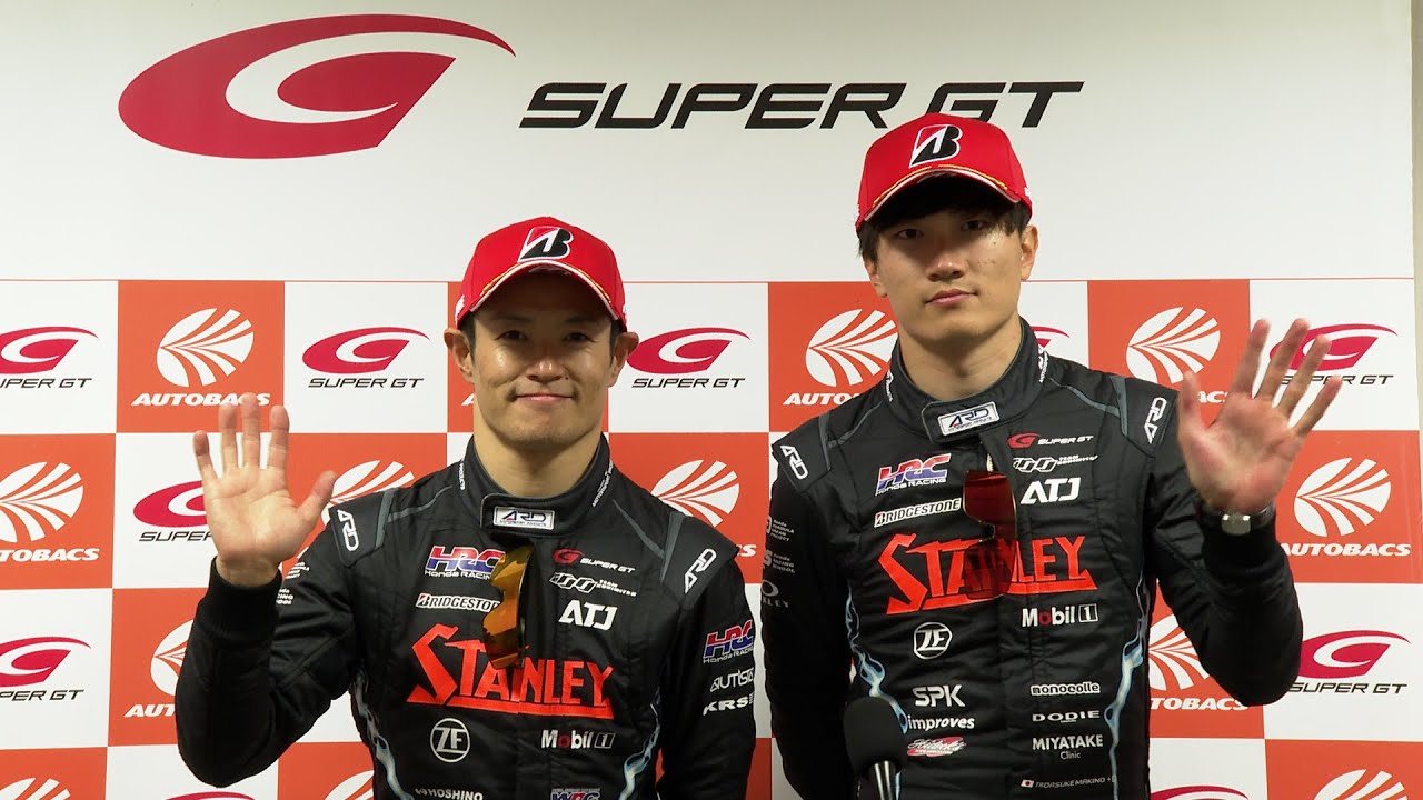 SUPER GT Rd.2 FUJI 決勝】GT500 2位インタビュー #100 STANLEY
