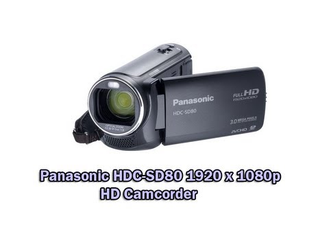 Panasonic HDC-SD80 1920 x 1080p HD Camcorder