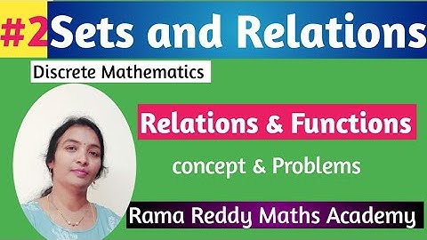 DM JNTUH R22 | Relations&Functions | Discrete Mathematics Set Theory in telugu | DMUNIT2 SetTheory |