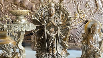 01/11/23 Tranh quạt, Cặp trâu tiên đồng ngọc nữ, chân nến cóc độc lạ #đồđồnglênguyệt #đồxưa #đồcổ