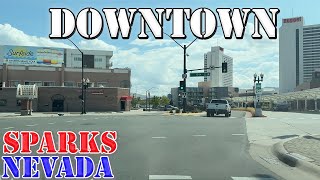 Sparks - Nevada - 4K Downtown Drive