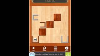 Slide Box Puzzle Level 75 Optimal Solution