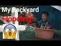 My Backyard is flooding!!!!