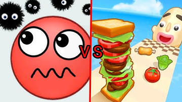Hide Ball gameplay 🆚 Sandwich Runner