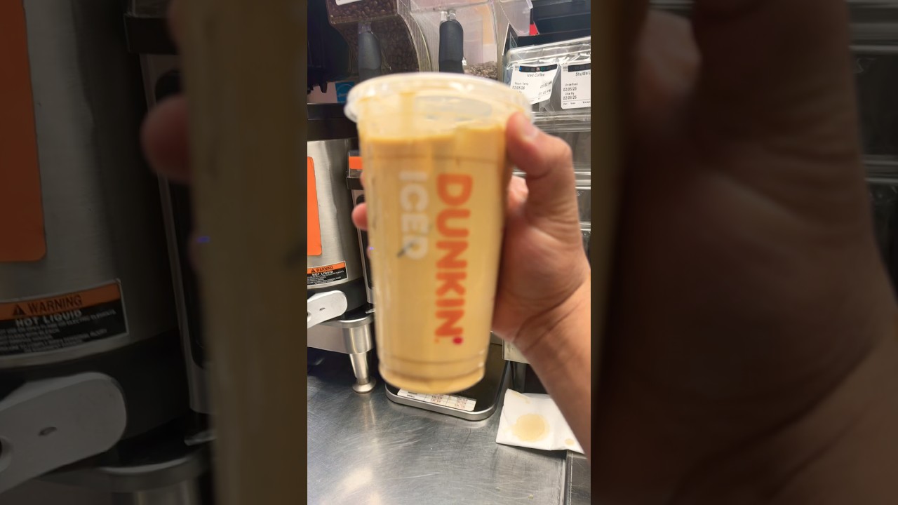 Кофе со льдом со вкусом французской ванили от Dunkin Donuts @D@Dunkin-Donutsicedcoffee 