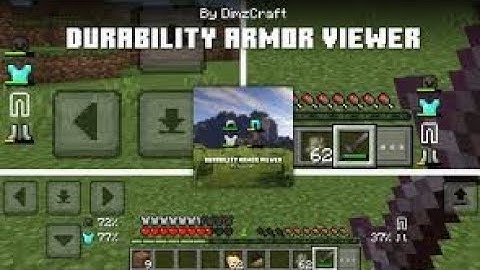 Armor Durability Viewer (On Bedrock!!)