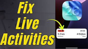 Fix iPhone Live Activities not working iOS 26
