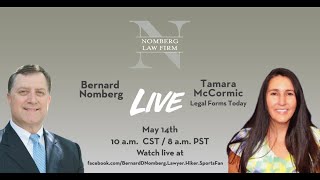 NOMBERG LAW LIVE: Tamara McCormic discusses landlord / tenant issues.