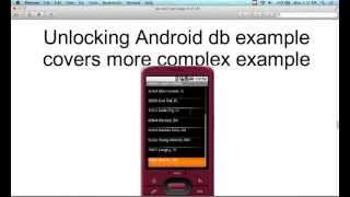 Fall 13 Android Application Development - Lecture 7 Information