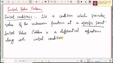 Initial Value Problem