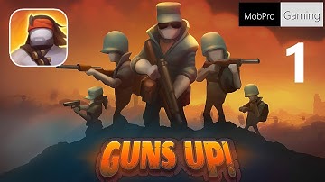 GUNS UP | Build, Defend, Conquer | Gameplay : (iOS , Android)