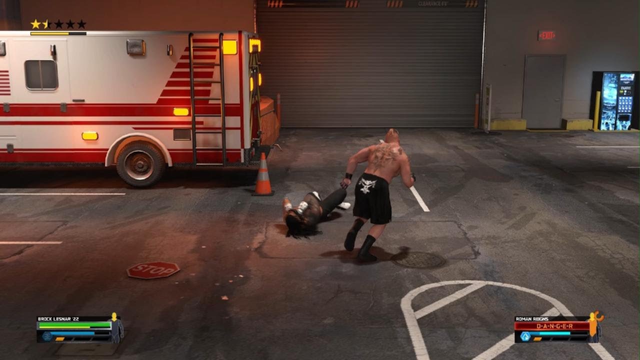 WWE  ROMAN REINS VS BROCK LESNAR