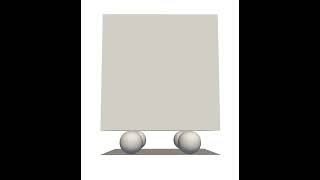 MercuryDPM simulation: SolidOnParticleBed