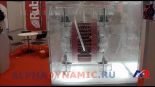 Пневматический насос химический погружной насос(На видео работает химический погружной мембранный насос RUBY. Зайдите на сайт http://alphadynamic.ru/membrannye-nasosy-ruby.html..., 2014-05-14T09:44:44.000Z)