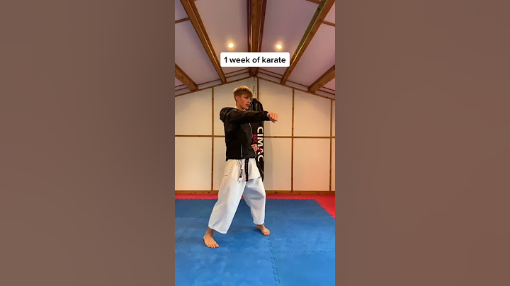 1 week, 1 month, 1 year, 10 years of karate