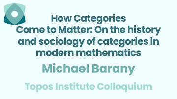 Michael Barany: "How Categories Come to Matter"